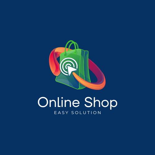 Colorful Abstract Online Shop Free Logo